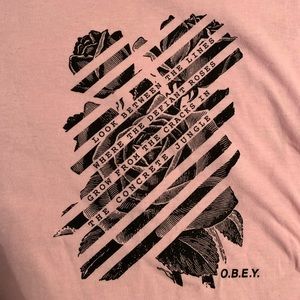 OBEY Pink Tee